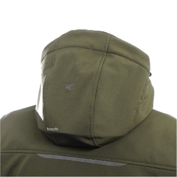 コミネ KOMINE 秋冬モデル プロテクトソフトシェルウィンターパーカ-IFU ネオオリーブ Lサイズ 4582611192054 WO店