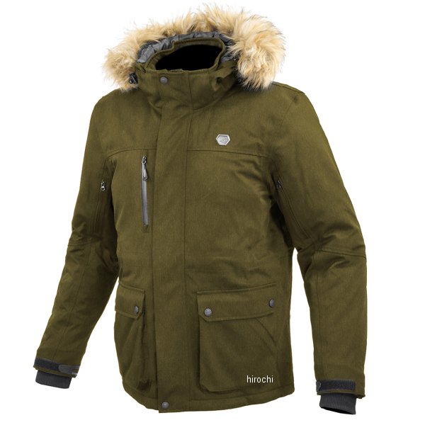 コミネ KOMINE 秋冬モデル プロテクトウォータープルーフウインターコート アーミーグリーン 3XLサイズ 4582611195383 WO店