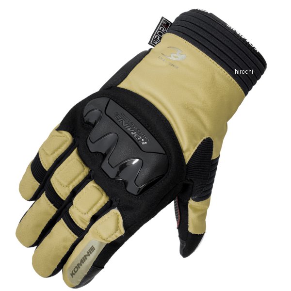 コミネ KOMINE 秋冬モデル プロテクトウインターグローブ ベージュ XLサイズ 4582611195000 WO店の通販は 6,030円