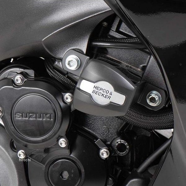 ヘプコアンドベッカー HEPCO&amp;BECKER クラッシュパッド 22年 GSX-S1000GT 黒 5073547 00 01 WO店