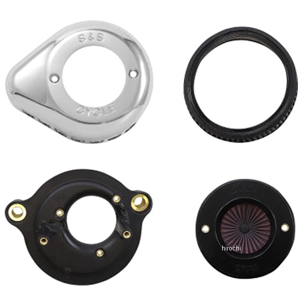 S&Sサイクル S&S CYCLE AIR CLEANER A-STNG 17-22C 1010-2961 WO店