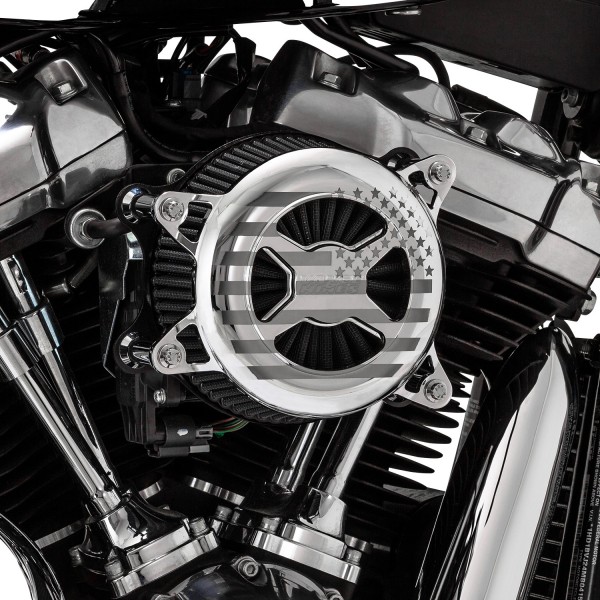 バンス&ハインズ VANCE & HINES VO2アメリカエアクリーナー 17年-22年 ハーレー FLHTCUTG シルバー 1010-2994 WO店