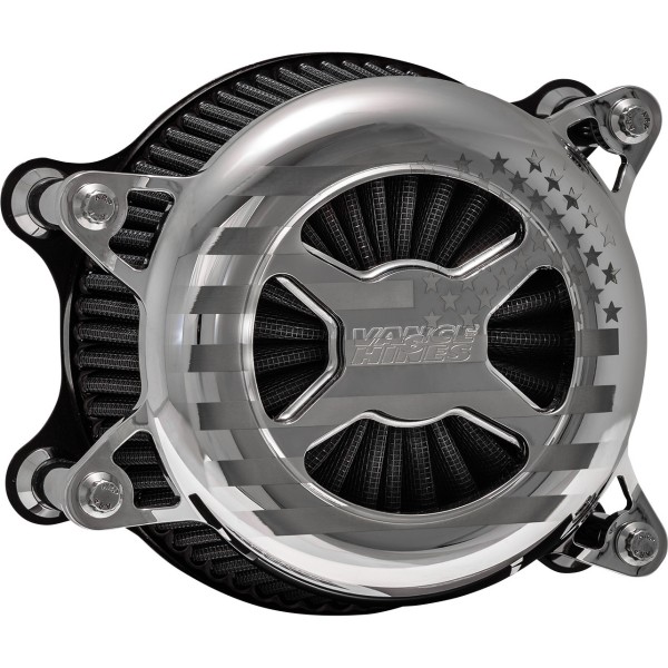 バンス&ハインズ VANCE & HINES VO2アメリカエアクリーナー 17年-22年 ハーレー FLHTCUTG シルバー 1010-2994 WO店_1