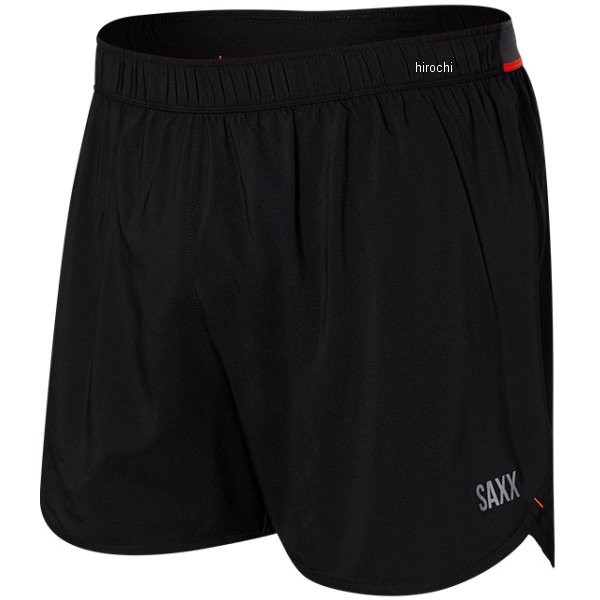 サックス SAXX 2024年モデル ショーツハーフパンツ ハイテイル 2N1 RUN SHORT BLK Mサイズ 688296406609 WO店