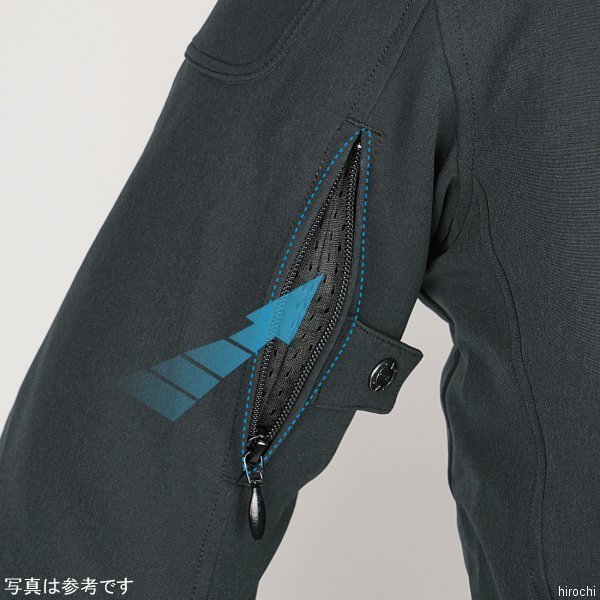 気が大きい&amp;読み込む 秋冬ひな型 エアスルーソフトシェルストレッチライディングZIP上衣 オリーブ LL大きさ RR7250DO4 WO店