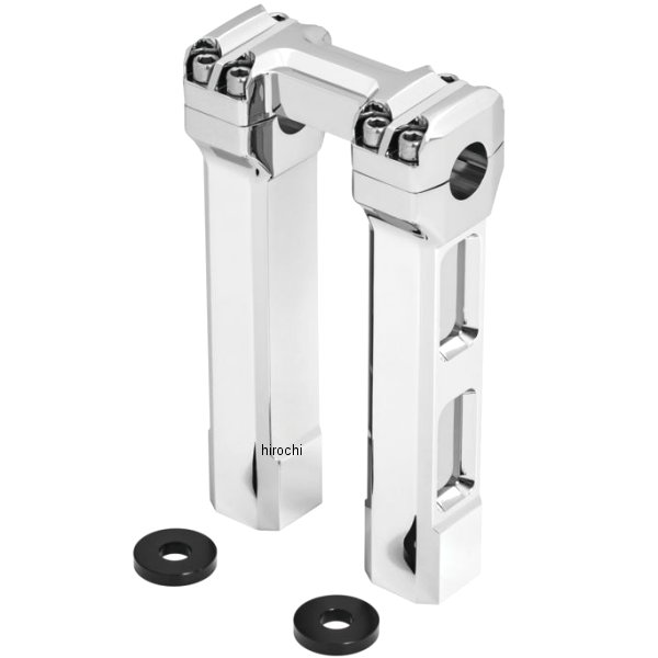 クリアキン Kuryakyn 8インチ BILLET ハンドルバーライザー クローム 505122-TR WO店の通販は