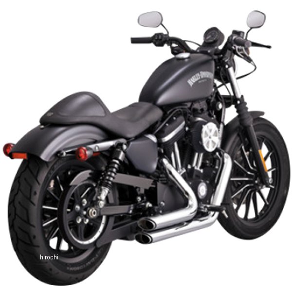 バンス＆ハインズ フルエキゾースト ショートショット スタッガード 14年-22年 スポーツスター クローム WO店の通販は