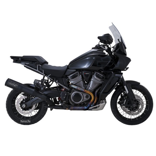 バンス＆ハインズ Vance&amp;Hines スリップオンマフラー Adventure ハイアウトプット 450 21-22年 パンアメリカ1250 黒 1801-1535 WO店