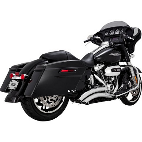 VANCE & HINES ビッグラディウス クローム マフラー ハーレー バンス＆ハインズ□ビッグラディウス 2-IN-2 フルエキゾースト