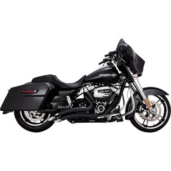 バンス&amp;ハインズ VANCE &amp; HINES ビッグラディウスマフラー 17年-22年 ハーレー FLHXS 黒 1800-2564 WO店_1