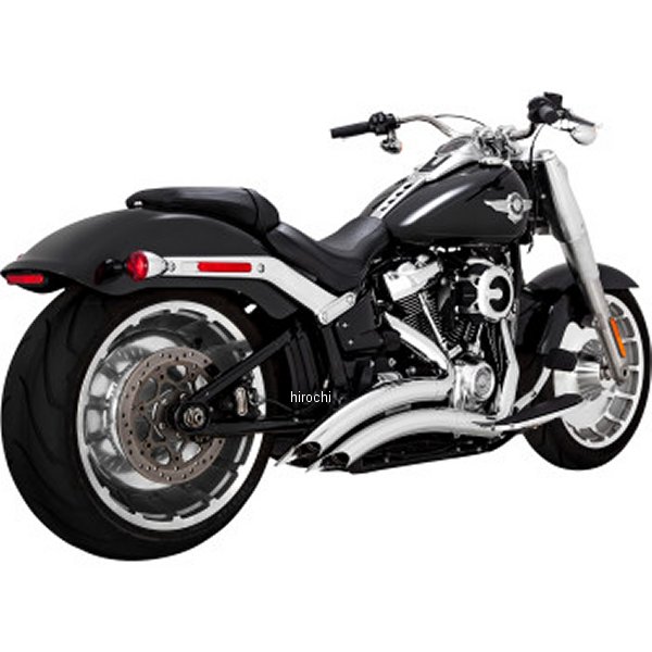 バンス&amp;ハインズ VANCE &amp; HINES ビッグラディウスマフラー 18年-19年 ハーレー FLFB クローム 1800-2565 WO店
