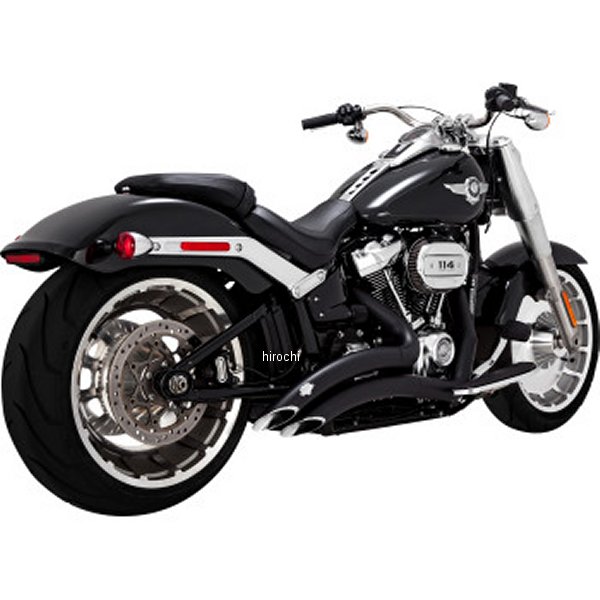 バンス&amp;ハインズ VANCE &amp; HINES ビッグラディウスマフラー 18年-19年 ハーレー FLFB 黒 1800-2566 WO店