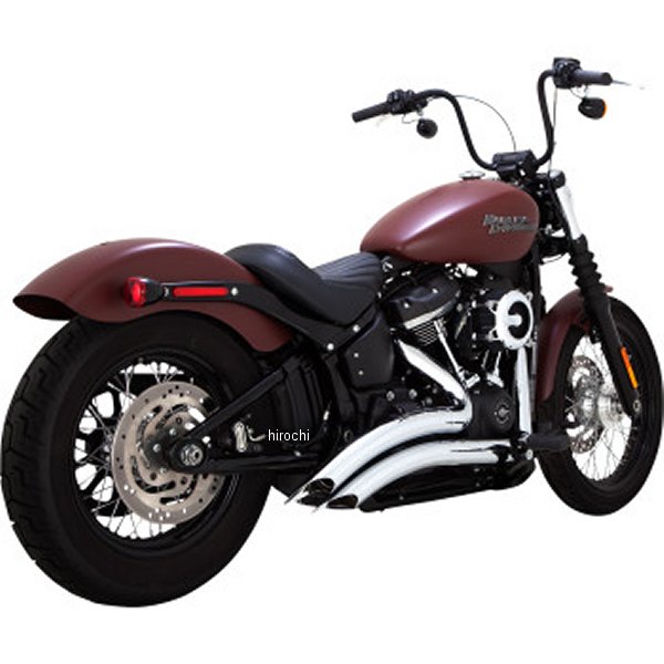 バンス&amp;ハインズ VANCE &amp; HINES ビッグラディウスマフラー 18年-22年 ハーレー FXBB クローム 1800-2567 WO店