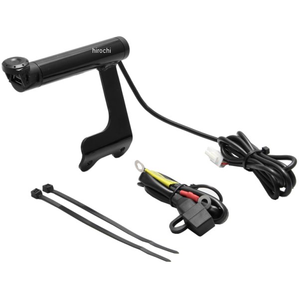 ハリケーン クランプバー USB電源付き 17年 XSR700 黒 HU1028B WO店