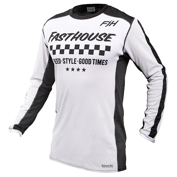 ファストハウス FASTHOUSE 秋冬モデル ジャージ エアークールド USA 白/黒 Sサイズ WO店の通販は 6,586円