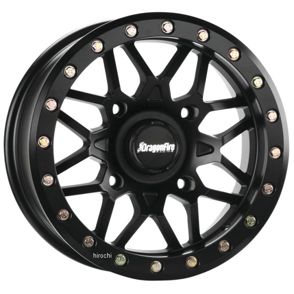 ドラゴンファイアー DragonFire タイホン ホイール 14×7 4/156+10 黒 523195-TR WO店の通販は 70,577円