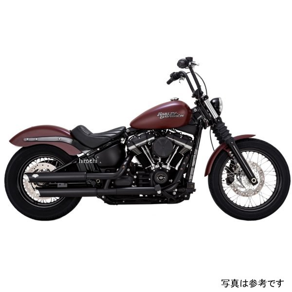 46376 バンス&ハインズ スリップオンマフラー ツインスラッシュ 3インチ PCX 18年-22年 ソフテイル 黒 1801-1534 WO店の通販は