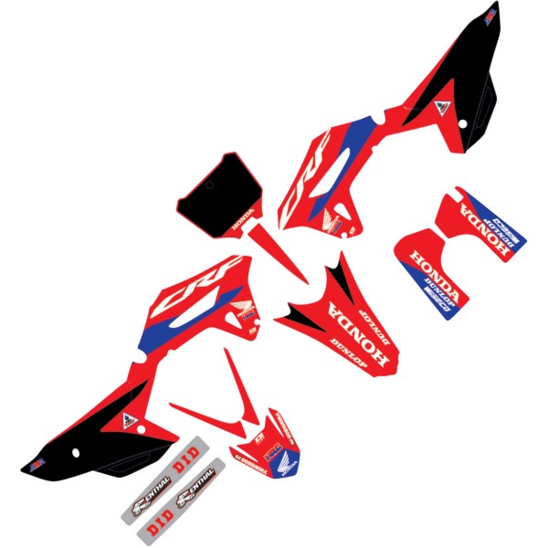 D'COR VISUALS HRCグラフィックキット 22年 CRF250RX 黒/赤/白/青 4302-6747 WO店 20,616円