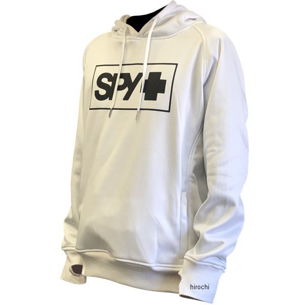 スパイ SPY フーディー 撥水 SPY BOX IN BOX 白/黒 Mサイズ 4582608250729 WO店