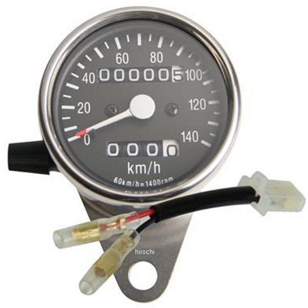 GOODS グッズ サイドマウントメーターキット φ60 トリップ付き 黒ボディ 06年以前 エストレヤ G7-00109 WO店