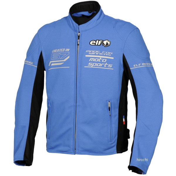 エルフ elf 2023年春夏モデル フレッドメッシュジャケット 青/グレー Mサイズ 4562446542996 WO店