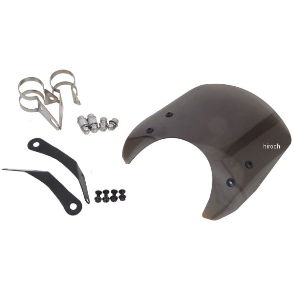 ワールドウォーク フォークマウントスクリーン ショート 17年以降 レブル250、レブル500 スモーク 4582494899965 WO店