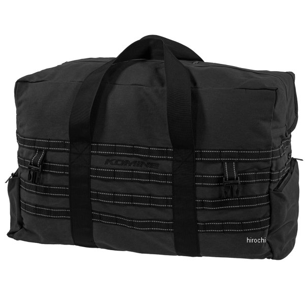 コミネ KOMINE キャンピングキャンバスシートバッグ 黒 65L 4582611200469 WO店