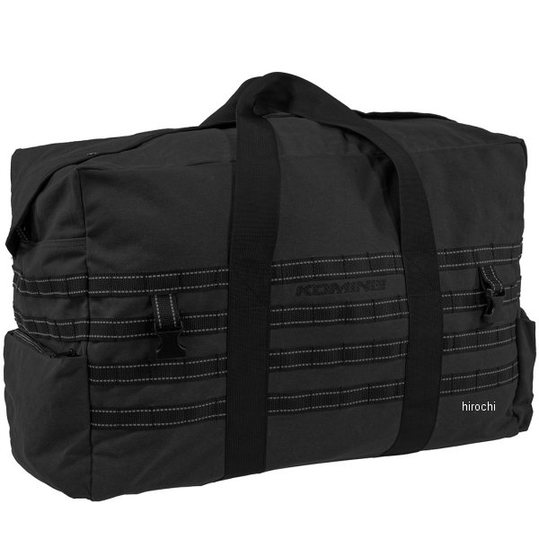 コミネ KOMINE キャンピングキャンバスシートバッグ 黒 65L 4582611200469 WO店