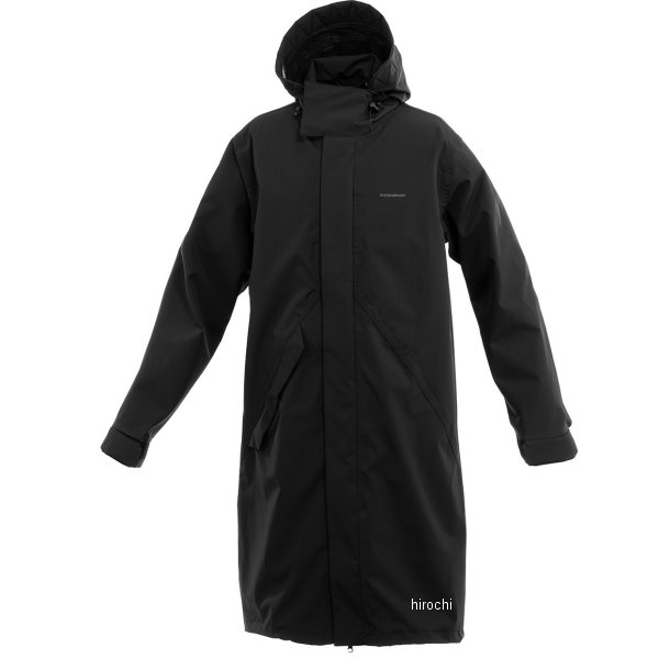コミネ KOMINE ブレスター3レイヤーモッズレインコート 黒 Lサイズ 4582611201244 WO店