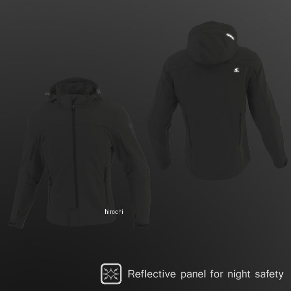 コミネ KOMINE 春夏モデル プロテクトクールドライパーカ 黒 2XL