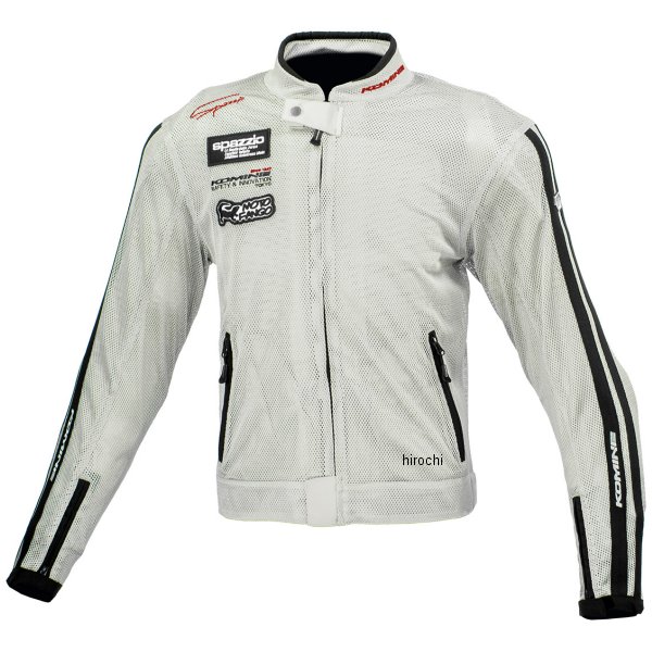 コミネ KOMINE 春夏モデル ライディングメッシュジャケット レジェンド シルバー Sサイズ 4582611203675 WO店の通販は