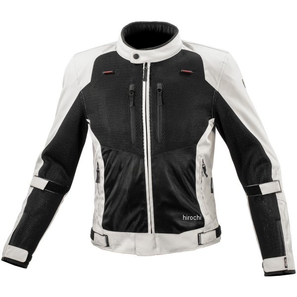 コミネ KOMINE 春夏モデル プロテクト3Dエアストリームジャケット ライトグレー/黒 Mサイズ 4582611206508 WO店