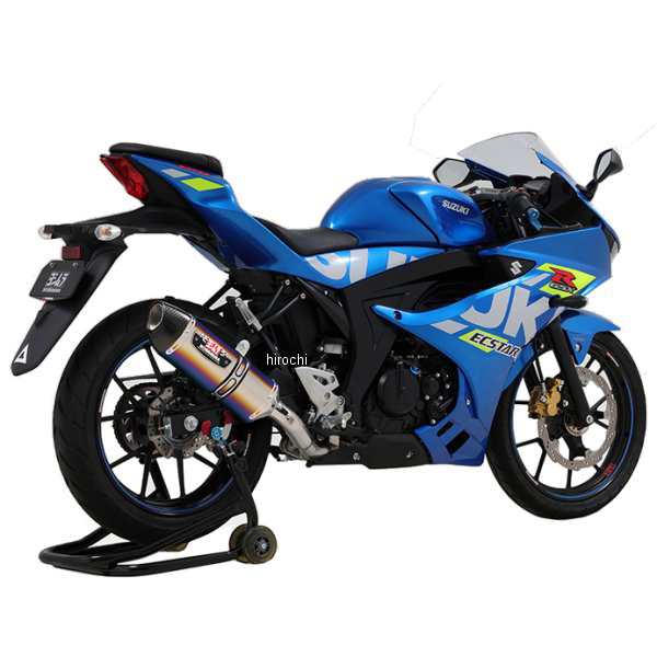 ヨシムラ フルエキゾースト 機械曲R-77S サイクロン カーボンエンド EXPORT SPEC 政府認証 18年-22年 GSX-R125 STB 110A-525-5180B WO店