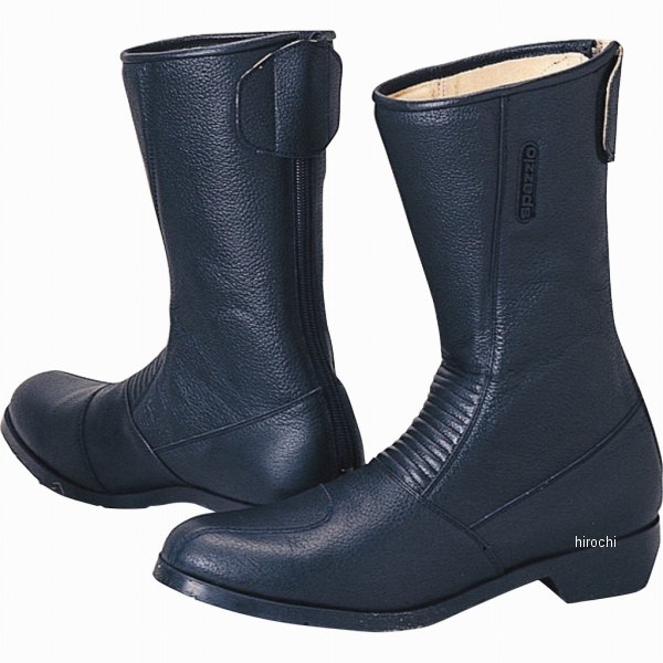 202 コミネ KOMINE バックジッパーブーツ 黒 24.5cm 4573325727694 WO店