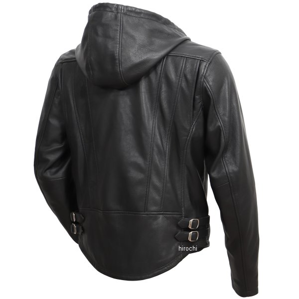 デグナー DEGNER フード付レザーダブルジャケット 黒 XLサイズ WO店