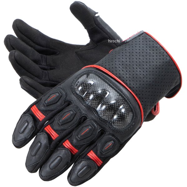 デグナー DEGNER メッシュスポーツグローブ 黒/赤 Lサイズ TG-80M WO店の通販は