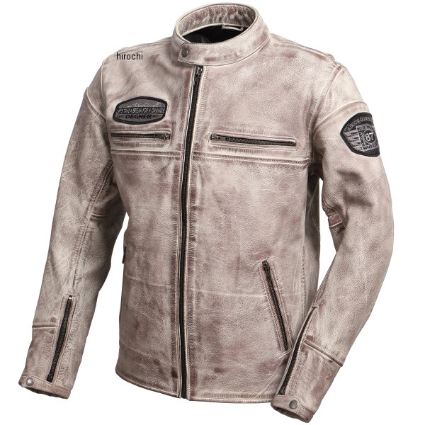 デグナー DEGNER レザーヴィンテージジャケット アイボリー XLサイズ 22WJ-5 WO店の通販は