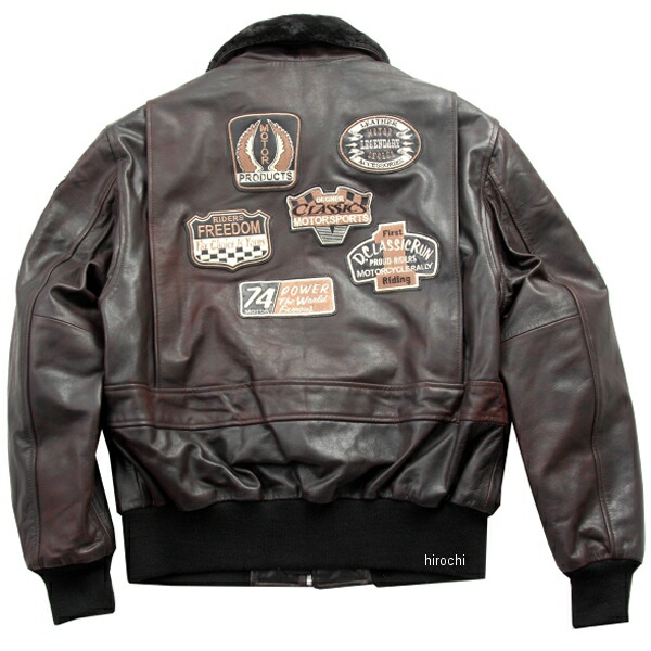 DEGNER フライトジャケット レザー XL 牛革 バイカーズ プロテクター