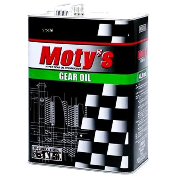 モティーズ Moty's ギヤオイル M502 特殊鉱物油 80W110 4リットル M502-80W110-4L WO店