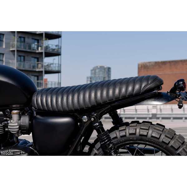 新しいバイクシート 黒 リブデザイン 新しいバイクシート 壊そ 黒 リブデザイン