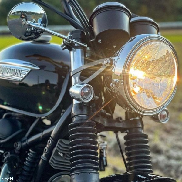 モートーンカスタムズ ウインカー M10 汎用 ポリッシュ 2個入り 4550255826970 WO店_1