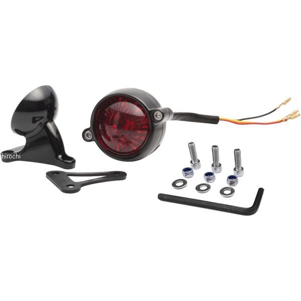 モートーンカスタムズ LEDテールライト ELDORADO 黒 フェンダーマウント付き MEL004+MEL012 WO店_4