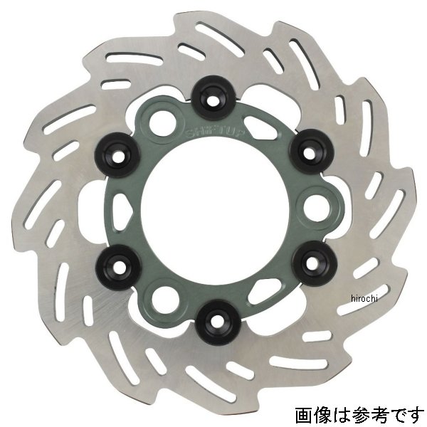 シフトアップ ウェーブフローティングディスクローター リア用 160mm NSF100 黒/黒 201256-06 WO店