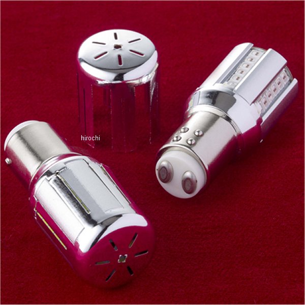 ヴァレンティ VALENTI LEDクロームバルブSS S25レッド シングル/ダブル共通 LC24-S25-RE WO店