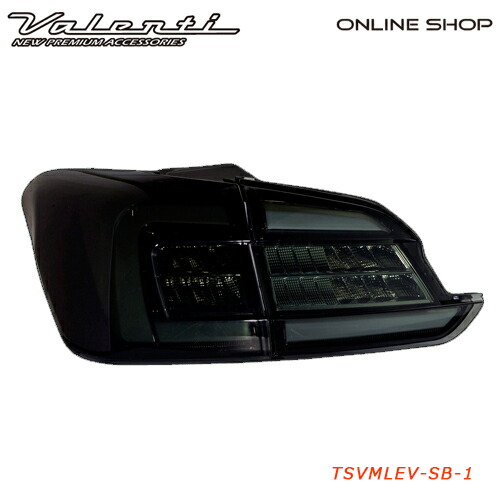 ヴァレンティ VALENTI LEDテールランプ REVO スバル VMレヴォーグ ライトスモーク/ブラッククローム TSVMLEV-SB-1 WO店