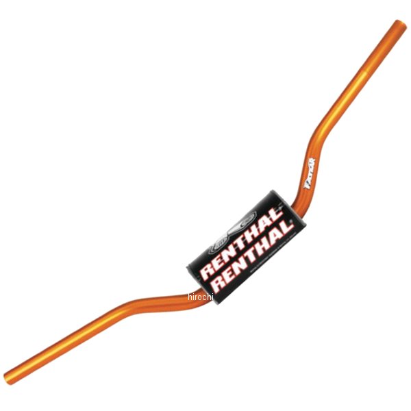 レンサル RENTHAL 831 ファットバー 28.6mm オレンジ 800397-TR WO店