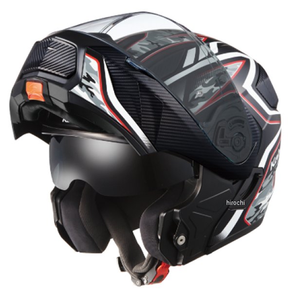 オージーケーカブト OGK KABUTO システムヘルメット RYUKI ENERGY フラットブラックレッド XLサイズ(61cm-62cm) 4966094602581 WO店