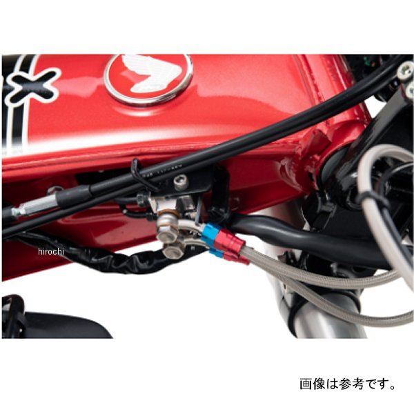 スウェッジラインプロ フロントホースキット 23年 ダックス125 ステンレスブラック/クリア BTP0054FS WO店_3