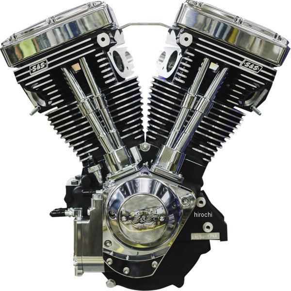 S&Sサイクル S&S Cycle ENGINE V124 BLK/WB LB 0901-0258 WO店