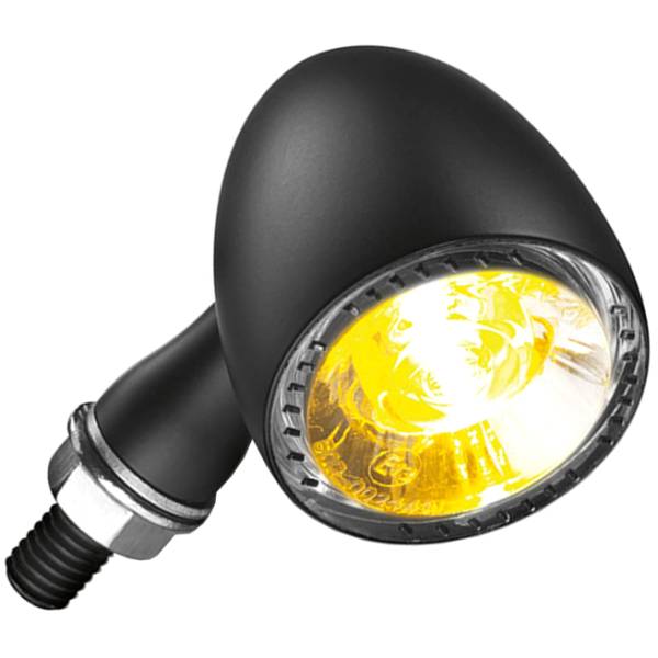 ケラーマン Kellermann Bullet 1000 PL/バレット 1000 PL マットブラック/クリアー アンバー/ホワイト 1個売り KM183-200 WO店の通販は